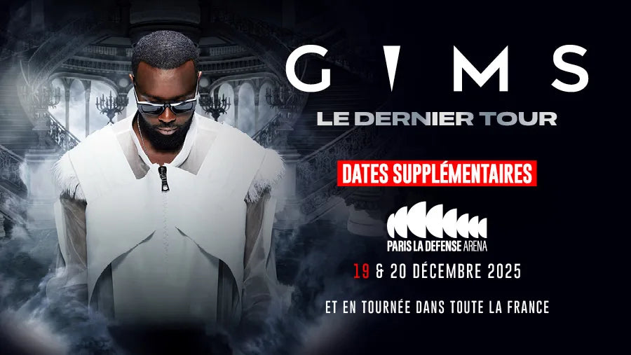 Billet Concert Gims- Paris La Défense Arena